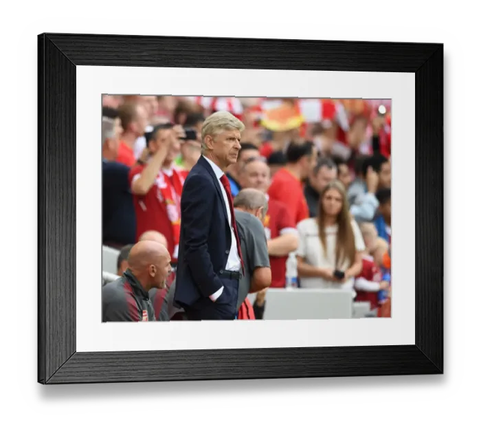 Framed Print : Arsene Wenger at Anfield: A Premier League Showdown, 2017-18 Framed Print : Arsene Wenger at Anfield: A Premier League Showdown, 2017-18