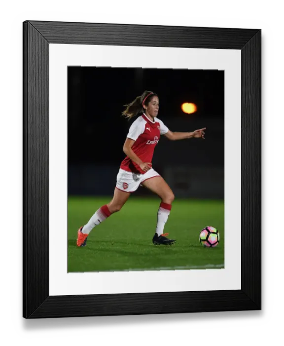 Framed Print : Arsenal's Ava Kuyken in Action against Everton Ladies during Pre-Season Friendly