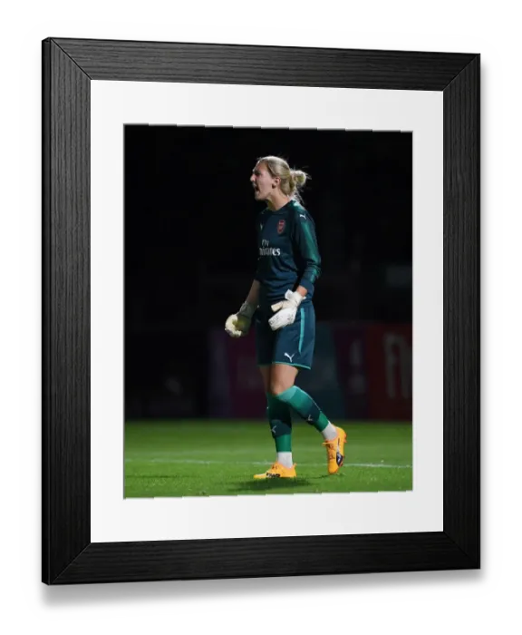 Framed Print : Arsenal's Anna Moorhouse in Action: Pre-Season Friendly vs. Everton Ladies