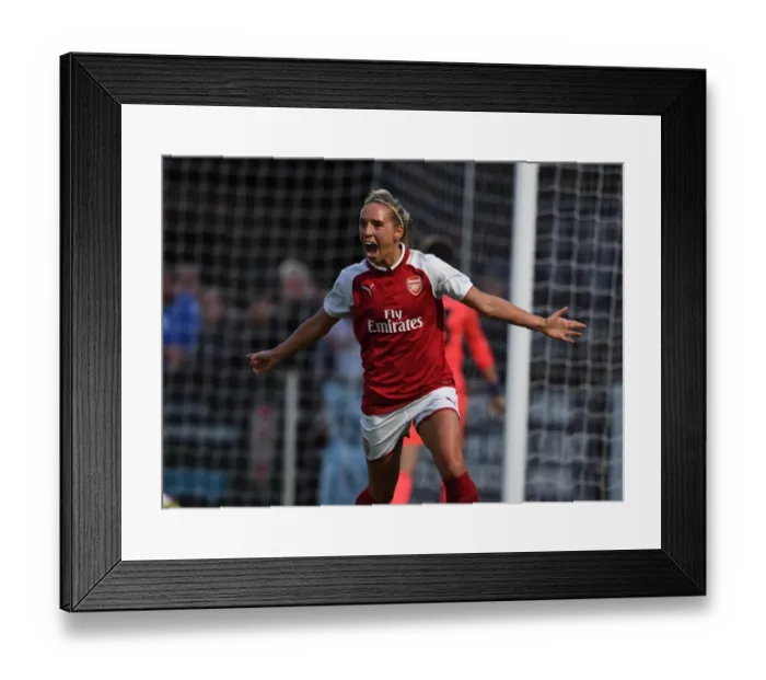 Framed Print : Jordan Nobbs Scores First Goal for Arsenal Ladies Framed Print : Jordan Nobbs Scores First Goal for Arsenal Ladies