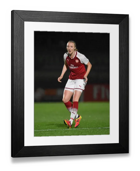 Framed Print : Arsenal's Louise Quinn in Action against Everton Ladies during Pre-Season Friendly