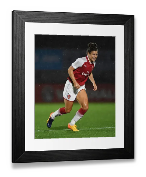Framed Print : Arsenal's Jemma Rose in Action: Arsenal Women vs Everton Ladies Pre-Season Match