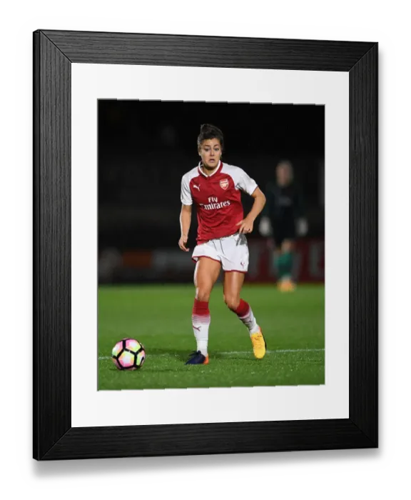 Framed Print : Arsenal's Jemma Rose in Action against Everton Ladies during Pre-Season Friendly