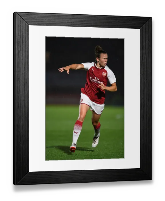 Framed Print : Arsenal Women vs. Everton Ladies: Jessica Samuelsson in Action during Pre-Season Friendly