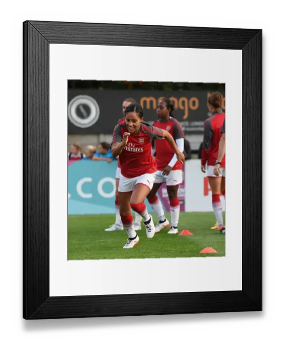 Framed Print : Alex Scott: Arsenal Women's Star Prepares for Pre-Season Showdown Against Everton Ladies Framed Print : Alex Scott: Arsenal Women's Star Prepares for Pre-Season Showdown Against Everton Ladies