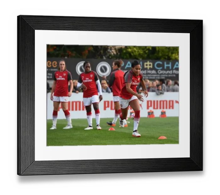 Framed Print : Arsenal's Alex Scott Prepares for Battle: Arsenal Ladies vs Everton Ladies Pre-Season Friendly Framed Print : Arsenal's Alex Scott Prepares for Battle: Arsenal Ladies vs Everton Ladies Pre-Season Friendly