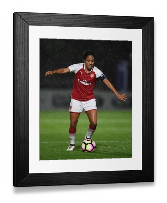 Framed Print : Alex Scott in Action: Arsenal Women vs Everton Ladies
