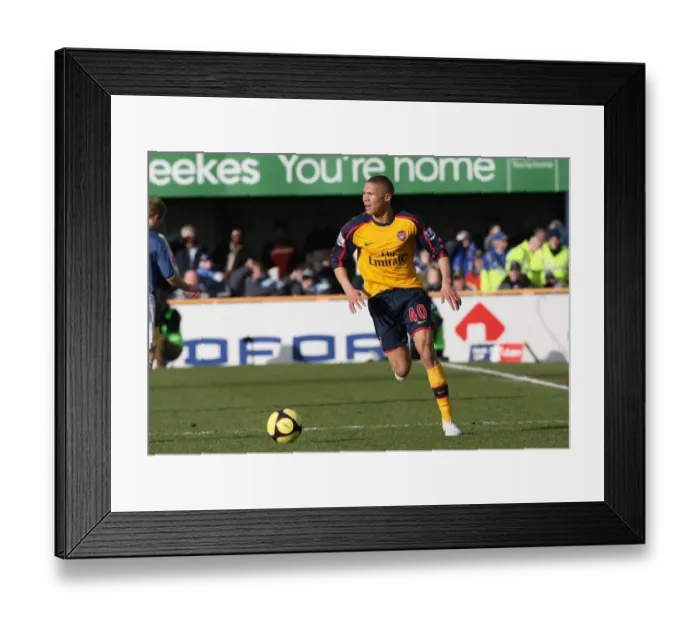 Framed Print : Kieron Gibbs (Arsenal) Framed Print : Kieron Gibbs (Arsenal)