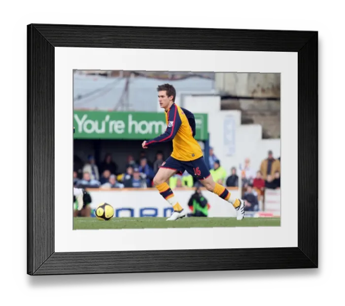 Framed Print : Aaron Ramsey: The FA Cup Stalemate at Ninian Park with Cardiff City, Arsenal FC, January 2009 Framed Print : Aaron Ramsey: The FA Cup Stalemate at Ninian Park with Cardiff City, Arsenal FC, January 2009