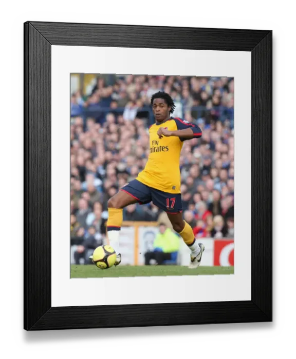 Framed Print : Alex Song: The FA Cup Stalemate at Ninian Park - Arsenal vs. Cardiff City, 25 / 1 / 09