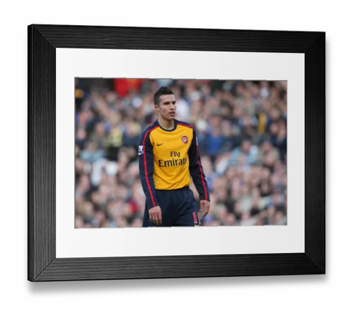 Framed Print : Determined Van Persie Leads Arsenal to Scoreless FA Cup Draw Against Cardiff City Framed Print : Determined Van Persie Leads Arsenal to Scoreless FA Cup Draw Against Cardiff City