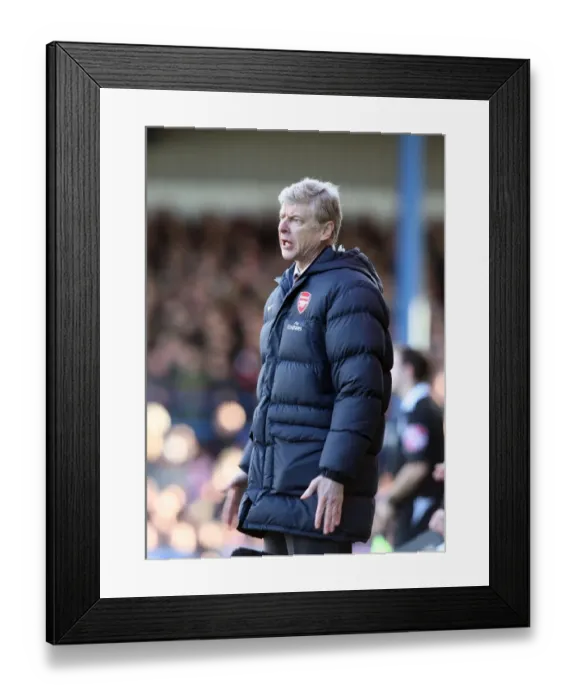 Framed Print : Arsene Wenger at Ninian Park: A 0-0 FA Cup Stalemate with Cardiff City Framed Print : Arsene Wenger at Ninian Park: A 0-0 FA Cup Stalemate with Cardiff City