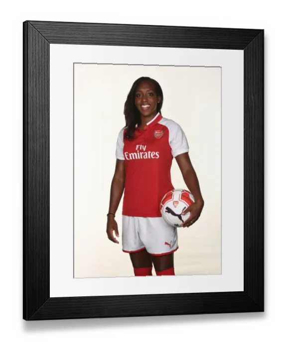 Framed Print : Arsenal Women's Team: Danielle Carter at 2017 Photocall