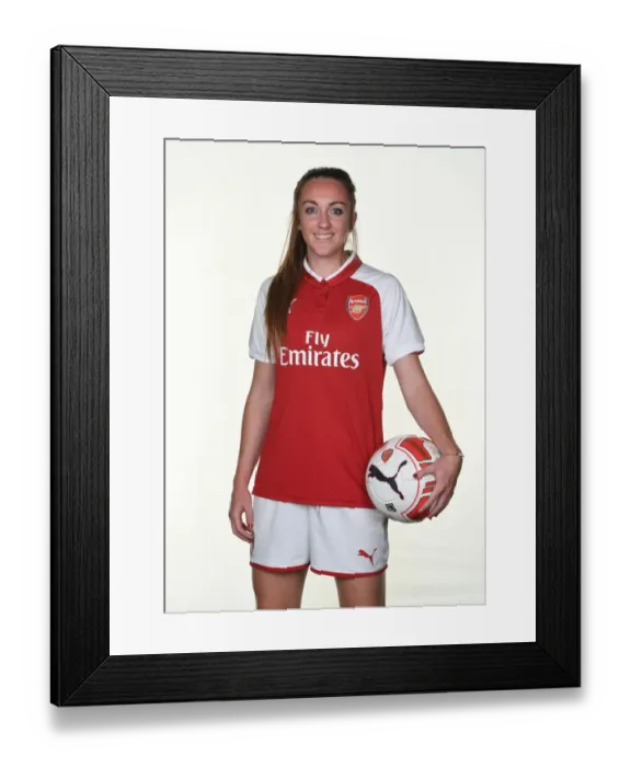 Framed Print : Arsenal Women's Team: Lisa Evans at 2017 Photocall Framed Print : Arsenal Women's Team: Lisa Evans at 2017 Photocall