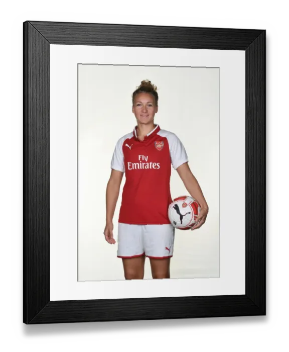 Framed Print : Arsenal Women's Team: Josephine Henning at 2017 Photocall Framed Print : Arsenal Women's Team: Josephine Henning at 2017 Photocall