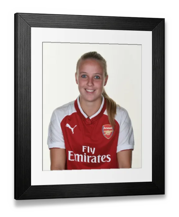 Framed Print : Arsenal Women's Team: Beth Mead at 2017 Photocall
