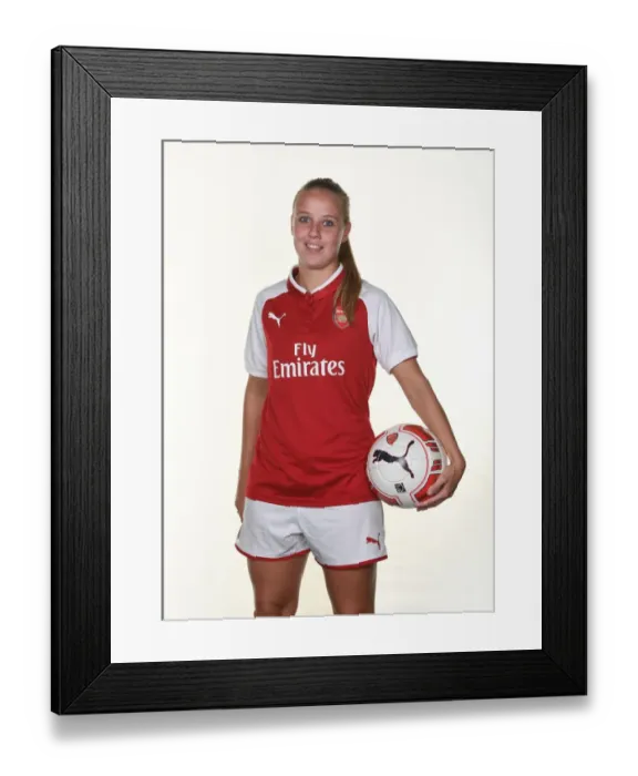 Framed Print : Beth Mead: Arsenal Women's Star at 2017 Team Photocall