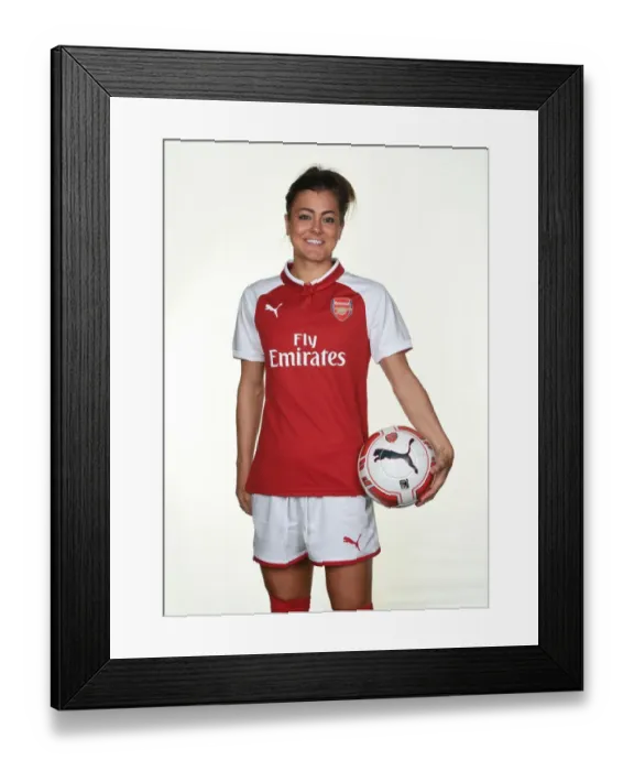 Framed Print : Arsenal Women's Team: Jemma Rose at 2017 Photocall Framed Print : Arsenal Women's Team: Jemma Rose at 2017 Photocall