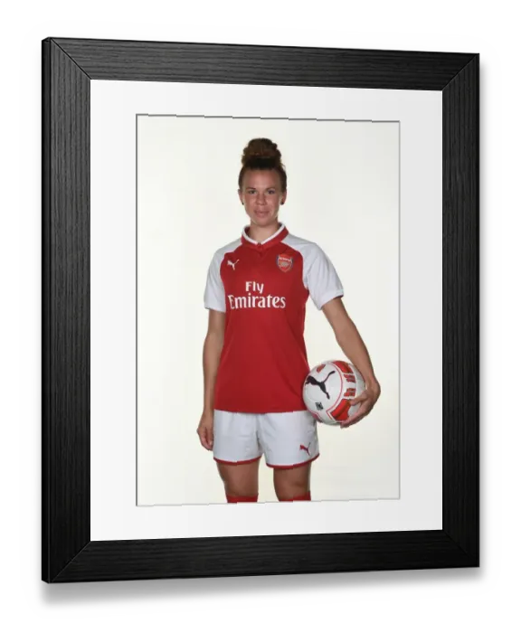 Framed Print : Arsenal Women's Team: Jessica Samuelsson at 2017 Photocall