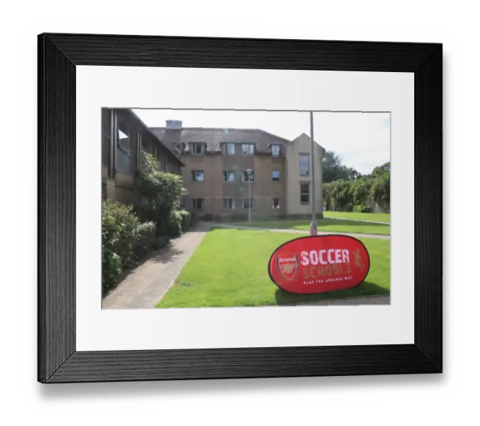 Framed Print : Arsenal Football Club Soccer Schools: Train at the Residential Camp 2017 Framed Print : Arsenal Football Club Soccer Schools: Train at the Residential Camp 2017