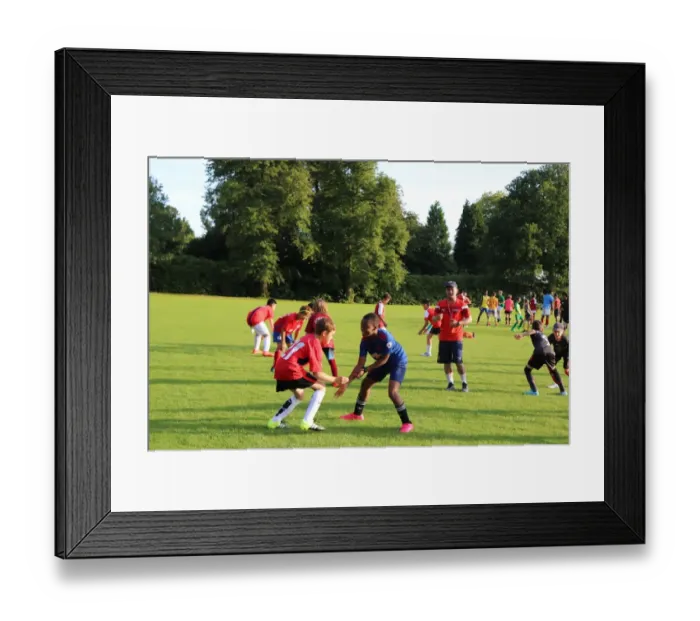 Framed Print : Arsenal Soccer School 2017: Train like a Pro with Arsenal FC