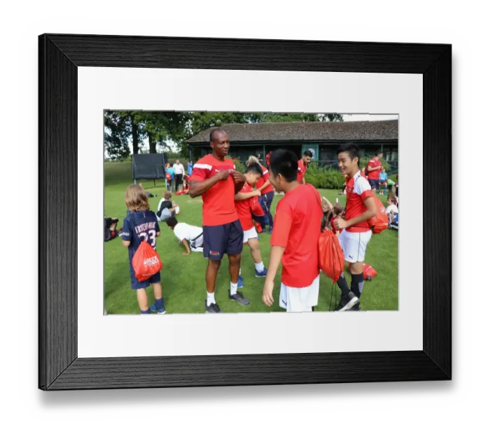 Framed Print : Train with Arsenal Football Club: Arsenal Soccer School Residential Camp 2017