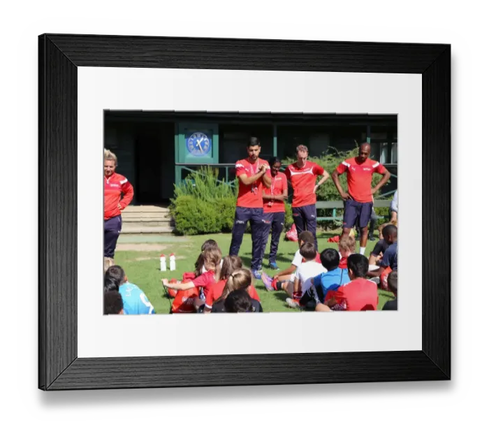 Framed Print : Arsenal Soccer School 2017: Arsenal Football Club Residential Camp Framed Print : Arsenal Soccer School 2017: Arsenal Football Club Residential Camp