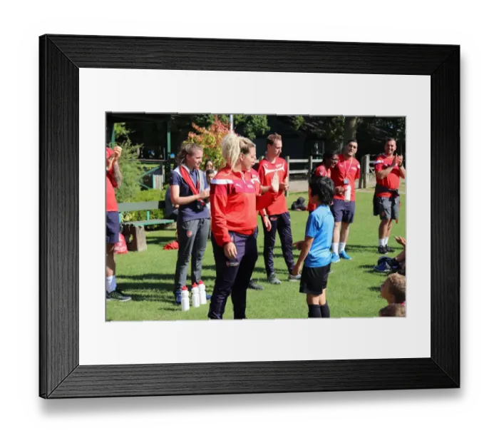 Framed Print : Arsenal Soccer School 2017: Train at Arsenal Football Club's Residential Camp Framed Print : Arsenal Soccer School 2017: Train at Arsenal Football Club's Residential Camp