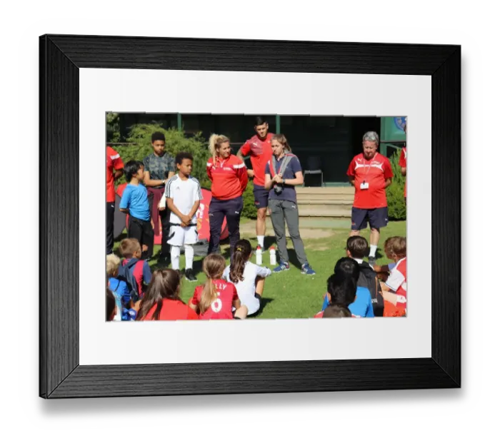 Framed Print : Train with Arsenal FC: Arsenal Soccer Schools Residential Camp 2017