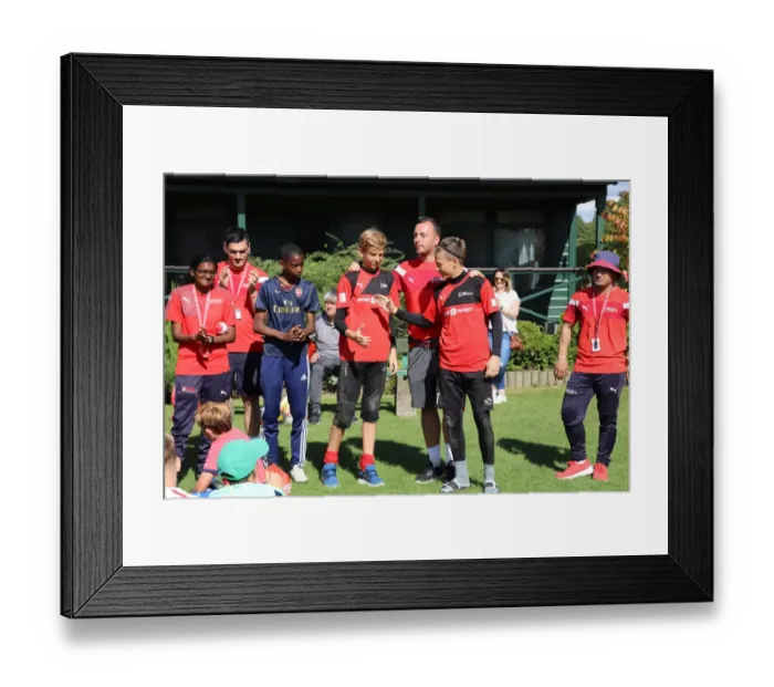 Framed Print : Arsenal Soccer School 2017: Train with Arsenal FC - Residential Camp