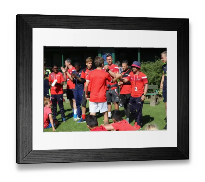 Framed Print : Arsenal Soccer School 2017: Train at Arsenal Football Club's Residential Camp Framed Print : Arsenal Soccer School 2017: Train at Arsenal Football Club's Residential Camp