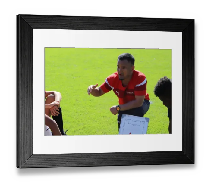 Framed Print : Arsenal Soccer School 2017: Train at Arsenal Football Club's Residential Camp