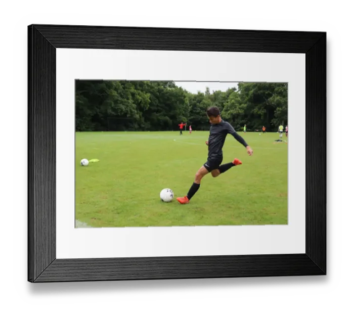 Framed Print : Train with Arsenal: Arsenal Soccer School Residential Camp 2017