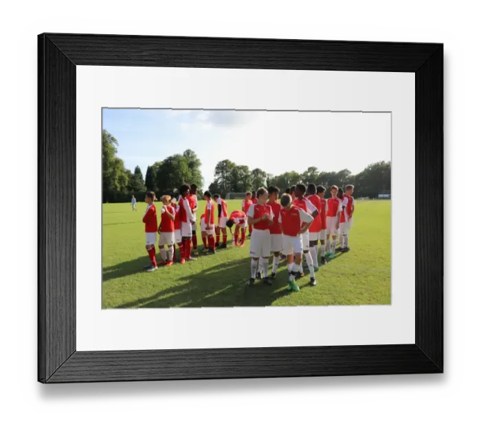 Framed Print : Arsenal Soccer Schools Residential Camp 2017: Train with Arsenal FC