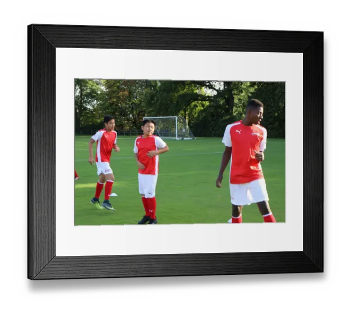 Framed Print : Train with Arsenal FC: Arsenal Soccer Schools Residential Camp 2017 Framed Print : Train with Arsenal FC: Arsenal Soccer Schools Residential Camp 2017
