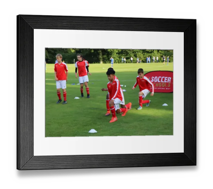 Framed Print : Train with Arsenal Football Club: Arsenal Soccer School Residential Camp 2017