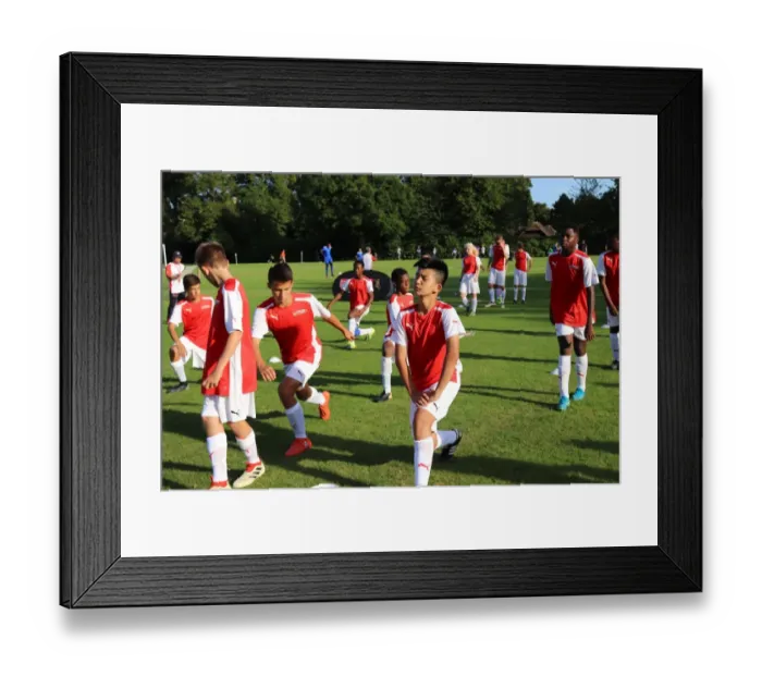 Framed Print : Arsenal Soccer Schools Residential Camp 2017: Train with Arsenal FC