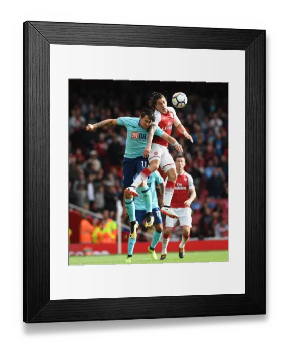 Framed Print : Clash at Emirates: Hector Bellerin vs. Charlie Daniels Framed Print : Clash at Emirates: Hector Bellerin vs. Charlie Daniels