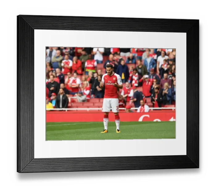 Framed Print : Sead Kolasinac: Arsenal's Tenacious Defender Gears Up for Battle Against AFC Bournemouth (2017-18) Framed Print : Sead Kolasinac: Arsenal's Tenacious Defender Gears Up for Battle Against AFC Bournemouth (2017-18)