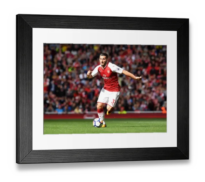 Framed Print : Sead Kolasinac in Action: Arsenal vs AFC Bournemouth, Premier League 2017-18 Framed Print : Sead Kolasinac in Action: Arsenal vs AFC Bournemouth, Premier League 2017-18