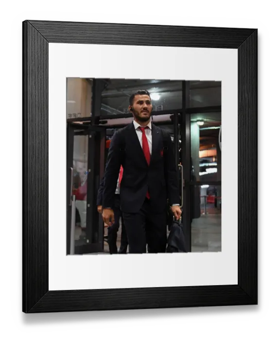 Framed Print : Sead Kolasinac (Arsenal). Arsenal 3: 0 AFC Bournemouth. Premier League. Emirates Stadium Framed Print : Sead Kolasinac (Arsenal). Arsenal 3: 0 AFC Bournemouth. Premier League. Emirates Stadium