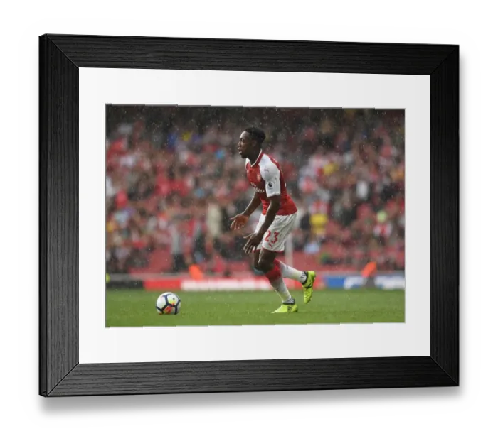 Framed Print : Danny Welbeck in Action: Arsenal vs AFC Bournemouth, Premier League 2017-18