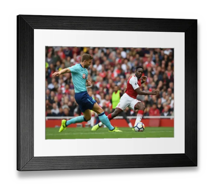 Framed Print : Danny Welbeck Scores His Second Goal: Arsenal's 3rd Against Bournemouth in 2017-18 Premier League Framed Print : Danny Welbeck Scores His Second Goal: Arsenal's 3rd Against Bournemouth in 2017-18 Premier League