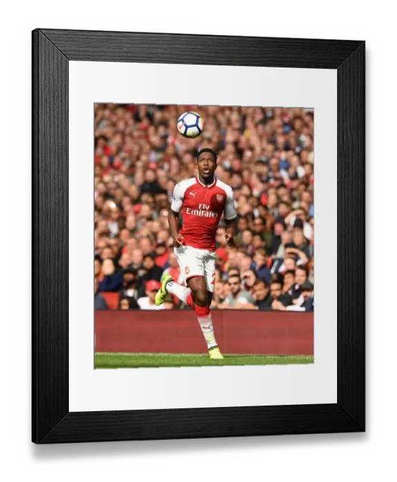 Framed Print : Danny Welbeck in Action: Arsenal vs AFC Bournemouth, Premier League 2017-18