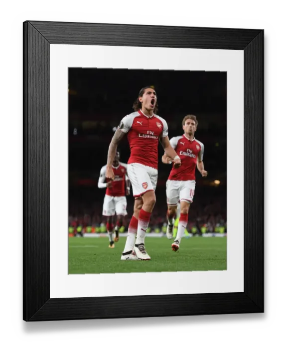 Framed Print : Hector Bellerin's Decisive Goal: Arsenal's Europa League Triumph over 1. FC Koeln (2017) Framed Print : Hector Bellerin's Decisive Goal: Arsenal's Europa League Triumph over 1. FC Koeln (2017)