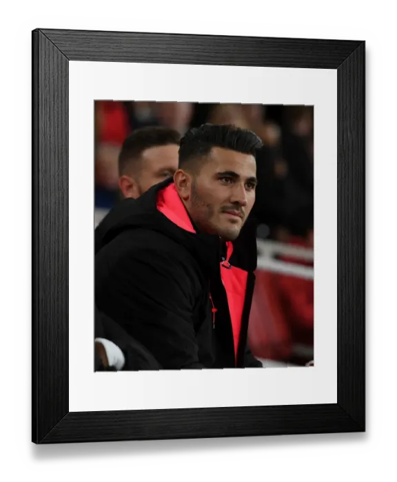 Framed Print : Sead Kolasinac: Arsenal FC's Ready-to-Rumble Defender Ahead of Arsenal v 1. FC Koeln UEFA Europa League Clash Framed Print : Sead Kolasinac: Arsenal FC's Ready-to-Rumble Defender Ahead of Arsenal v 1. FC Koeln UEFA Europa League Clash