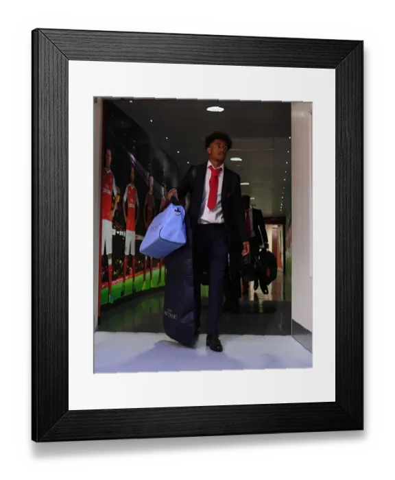 Framed Print : Reiss Nelson (Arsenal). Arsenal 3: 1 FC Cologne