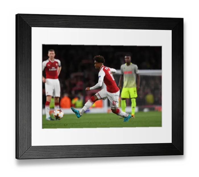 Framed Print : Reiss Nelson in Action: Arsenal vs. 1. FC Koeln, UEFA Europa League Framed Print : Reiss Nelson in Action: Arsenal vs. 1. FC Koeln, UEFA Europa League