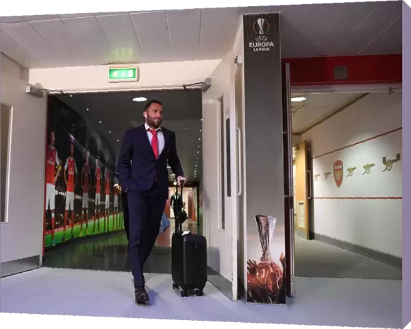 Arsenal FC vs. 1. FC Koeln: David Ospina's Arrival at Emirates Stadium (UEFA Europa League, 2017)