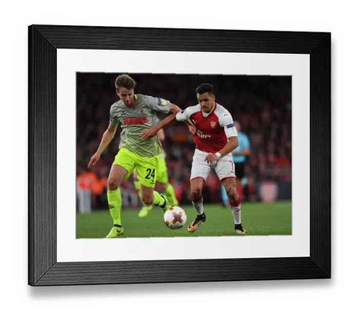 Framed Print : Sanchez vs. Klunter: A Star-Studded Europa League Showdown at Arsenal's Emirates Stadium (Arsenal v FC Köln, 2017-18) Framed Print : Sanchez vs. Klunter: A Star-Studded Europa League Showdown at Arsenal's Emirates Stadium (Arsenal v FC Köln, 2017-18)